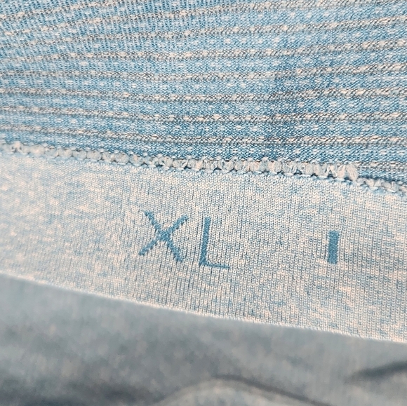 Lululemon Men's Metal Vent Tech Long-Sleeve Performance Shirt Heathered Blue XL - Picture 7 of 7